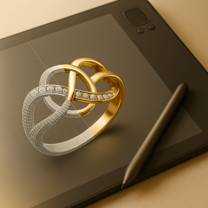 VILDENCCI PERSONALISATION OF HIGH END JEWEWLRY DESIGN CUSTOM MADE TAILOR MADE 3D MODELING PHOTOREALISTIC RENDERING